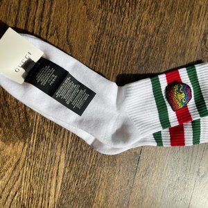 GUCCI White Rainbow Eagle socks - Eagle embroidered - Brand New w/ Tags!
